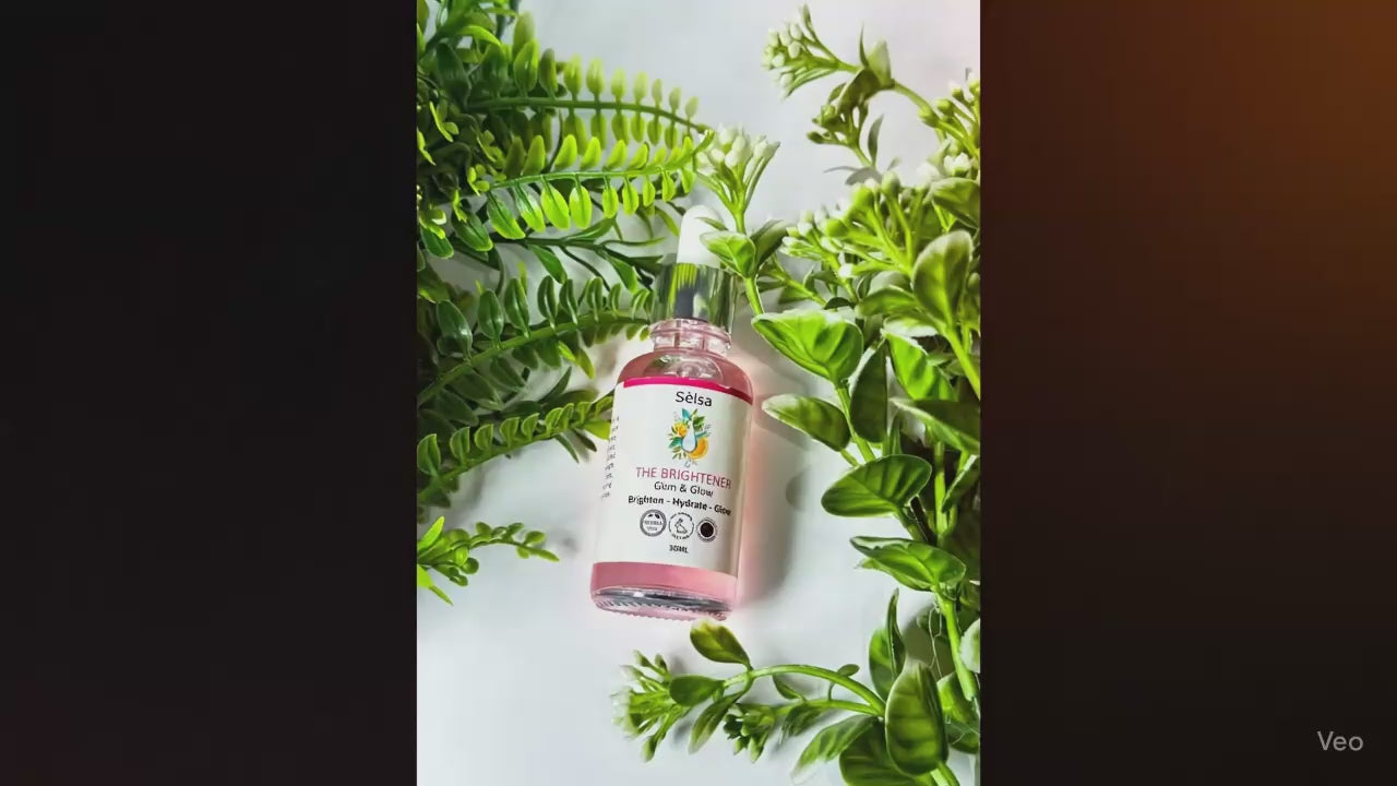 Buy Selsa Beauty Vitamin C Brightening Serum online in Pakistan – best skin brightening and glowing face skincare routine hero banner video.